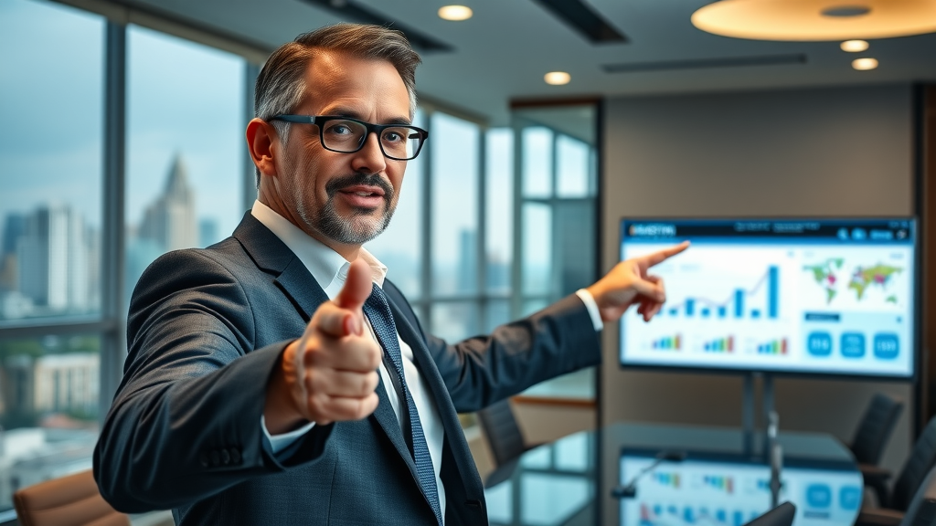 persuasive digital marketing success presentation, business leader showcasing Houston case studies. Data-driven case studies in Houston market.