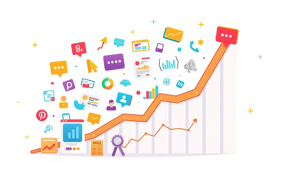 conceptual illustration of blog post frequency driving organic traffic and blog SEO rankings