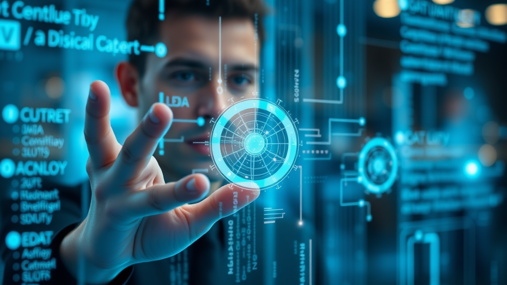innovative machine learning interface analyzing customer data sets, visualizing data flow, machine learning, transparent data streams, AI content personalization