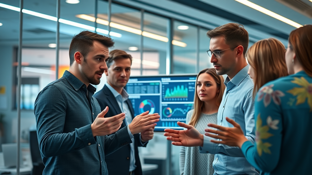 digital marketing team leveraging artificial intelligence marketing analytics for campaign success