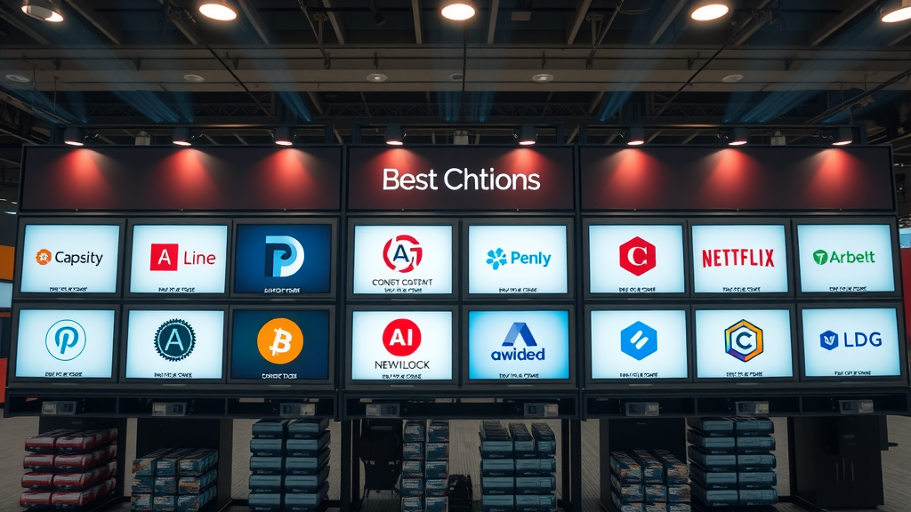 popular AI content generation tool logos highlighted as top choices