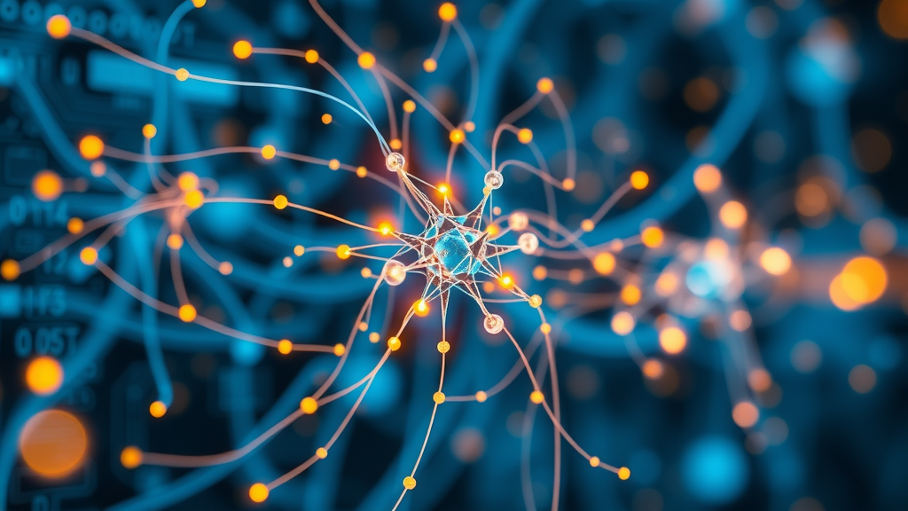 abstract visualization of machine learning analyzing user behavioral data for targeted content strategies
