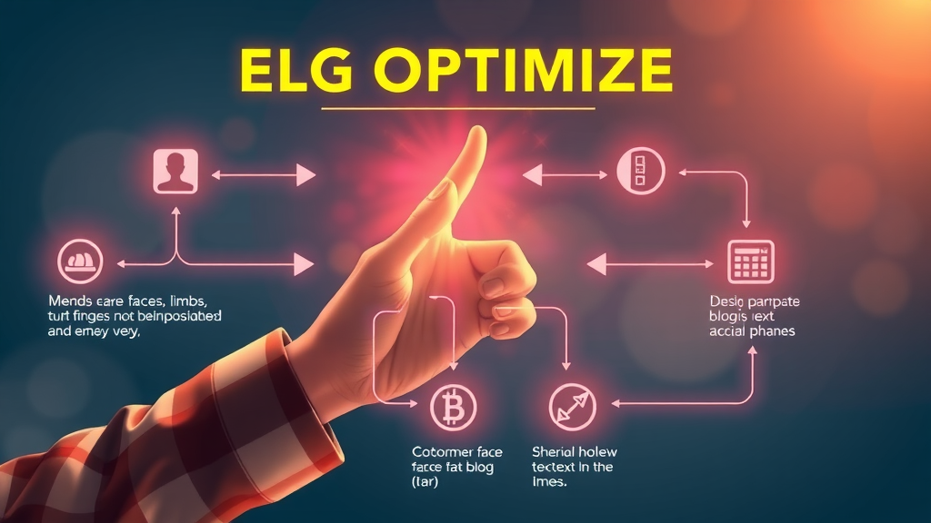 step-by-step infographic on blog post optimization, anime style