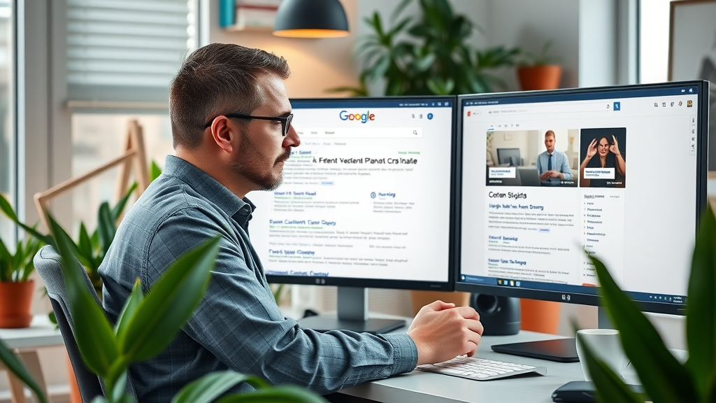 strategic content planner studies search intent for blog keyword strategy