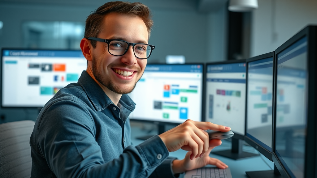 marketing specialist promoting content across channels as part of marketing content workflow