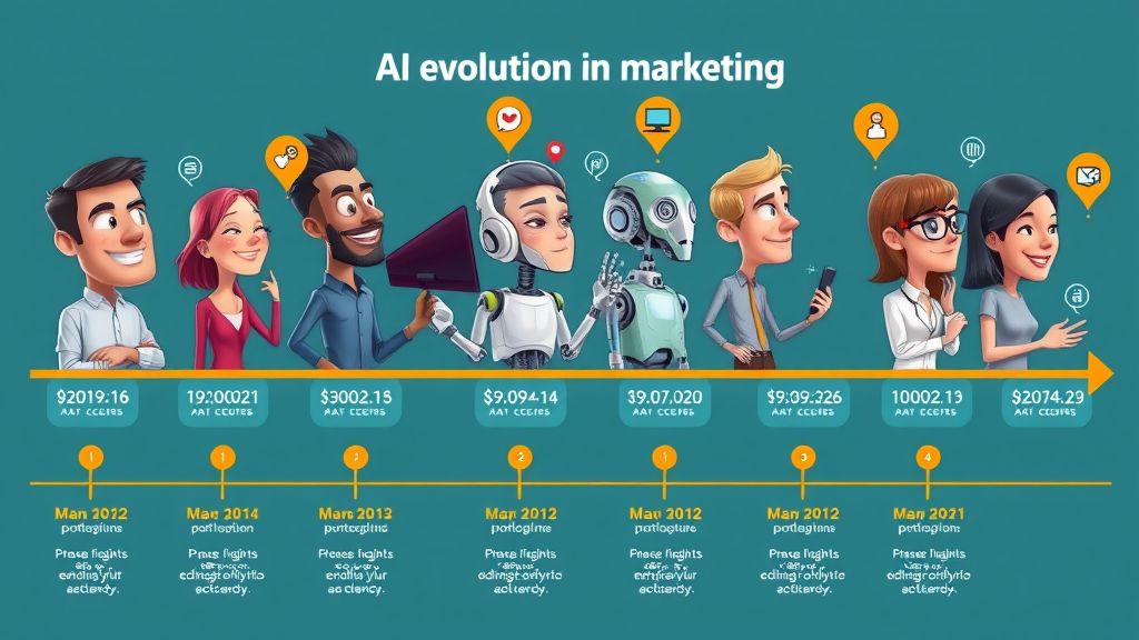 timeline of AI evolution in marketing, ai market milestones