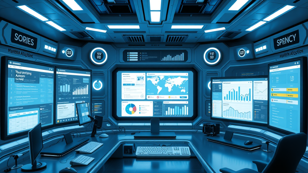 modern workspace showing dashboards of various marketing automation platforms