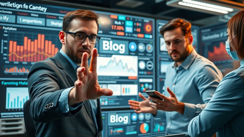 strategy team mapping blog content based on search engine algorithms