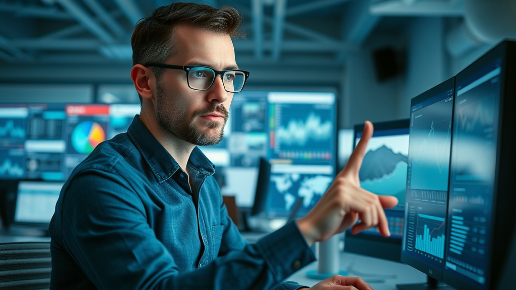 content velocity strategies analyzed, engaged marketing strategist reviewing upward graph trends in SEO strategy, analytics dashboard