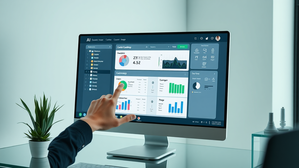 sleek digital interface of Jasper AI-powered content generation tool in use by marketer