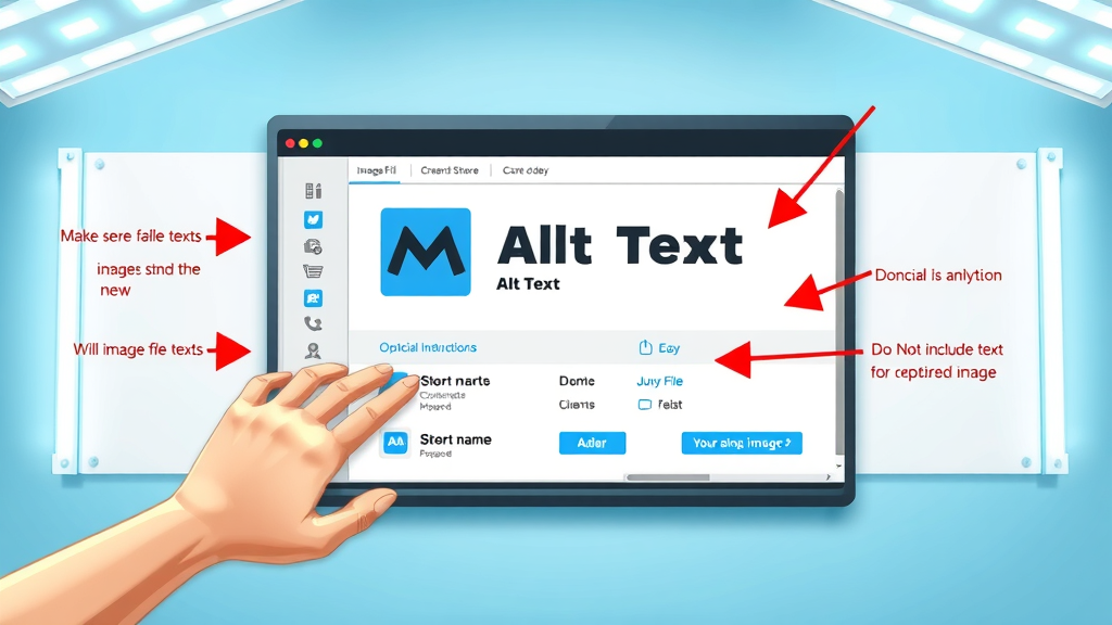 on-page seo techniques image optimization alt text file name illustration