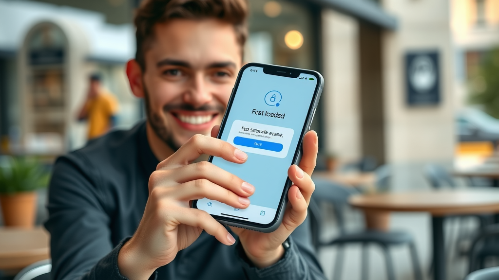 Mobile device displaying a secure, fast-loading website optimizing Google ranking factors and SEO ranking
