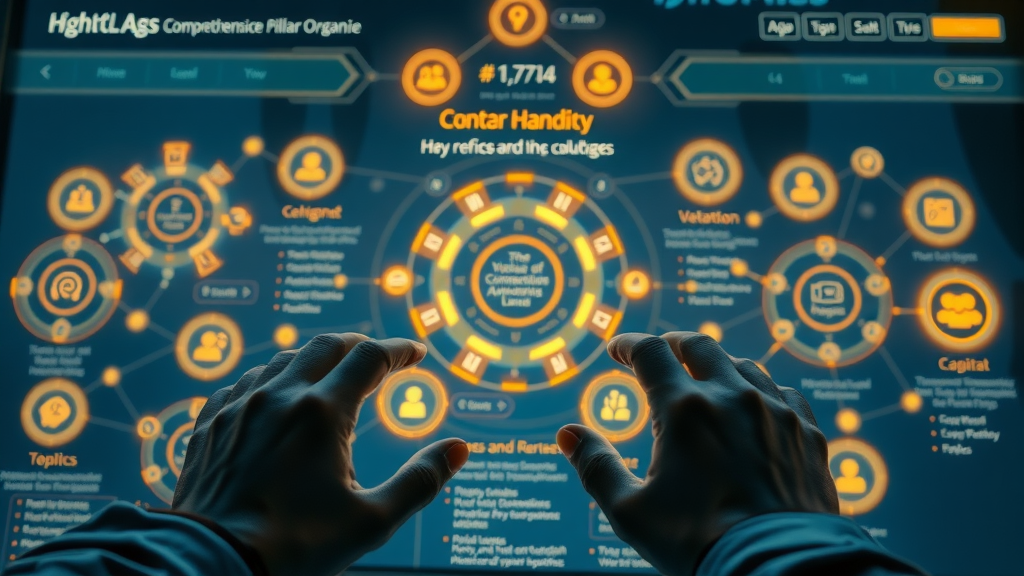 authoritative pillar page with SEO topic clusters for content marketing