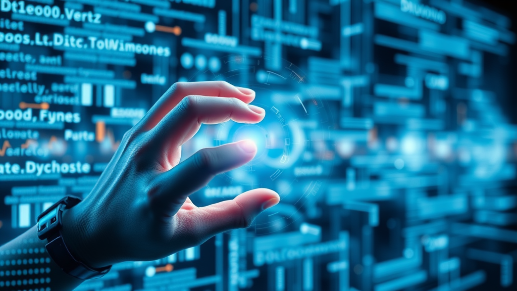 ai tool innovative ai technology illustration visualizing AI algorithms generating content