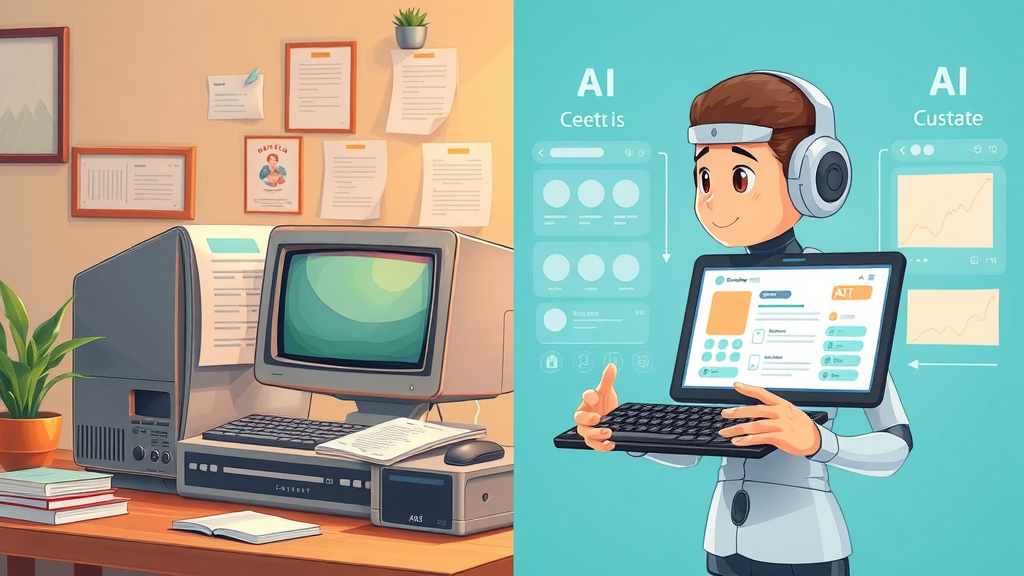 Contrasting traditional content and AI content customization: digital evolution from old-fashioned to AI-driven content