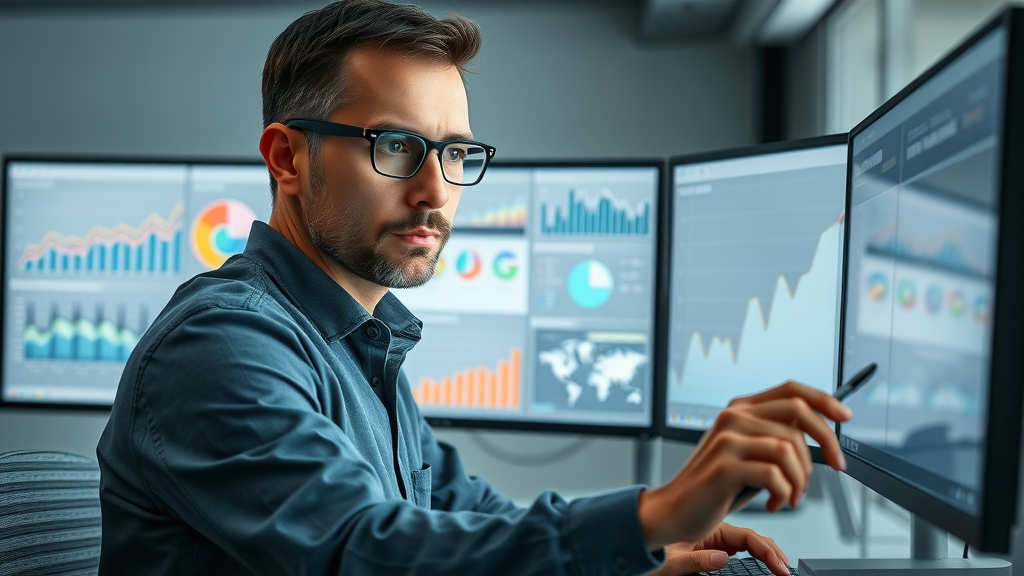 SEO marketing strategies analytics dashboard for tracking organic traffic and refining tactics
