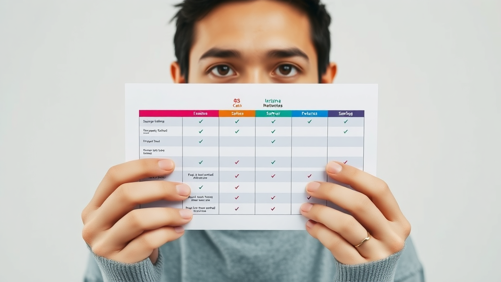 marketing automation software comparison chart
