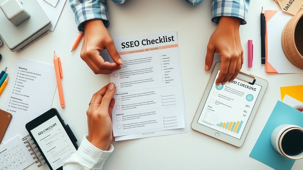 high fidelity checklist and blog content structure for on-page SEO performance in search rankings
