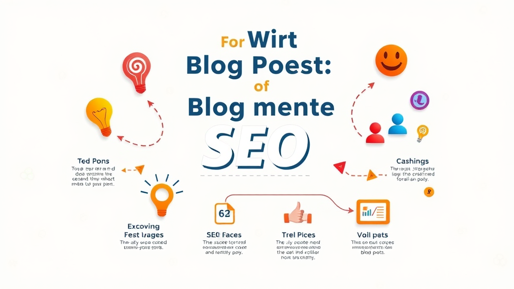 steps for writing seo-friendly blog posts visualized in engaging infographic