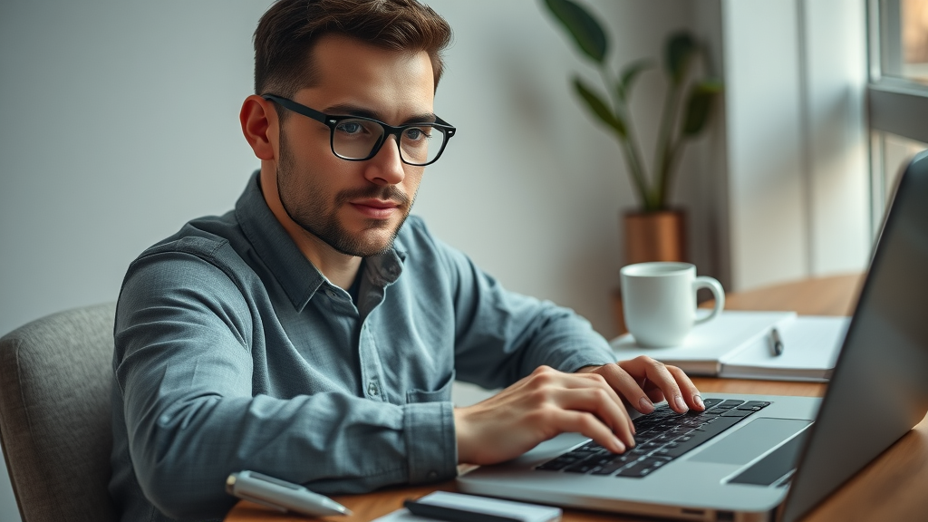 content writer inserting keywords naturally in a blog post editor for blogs