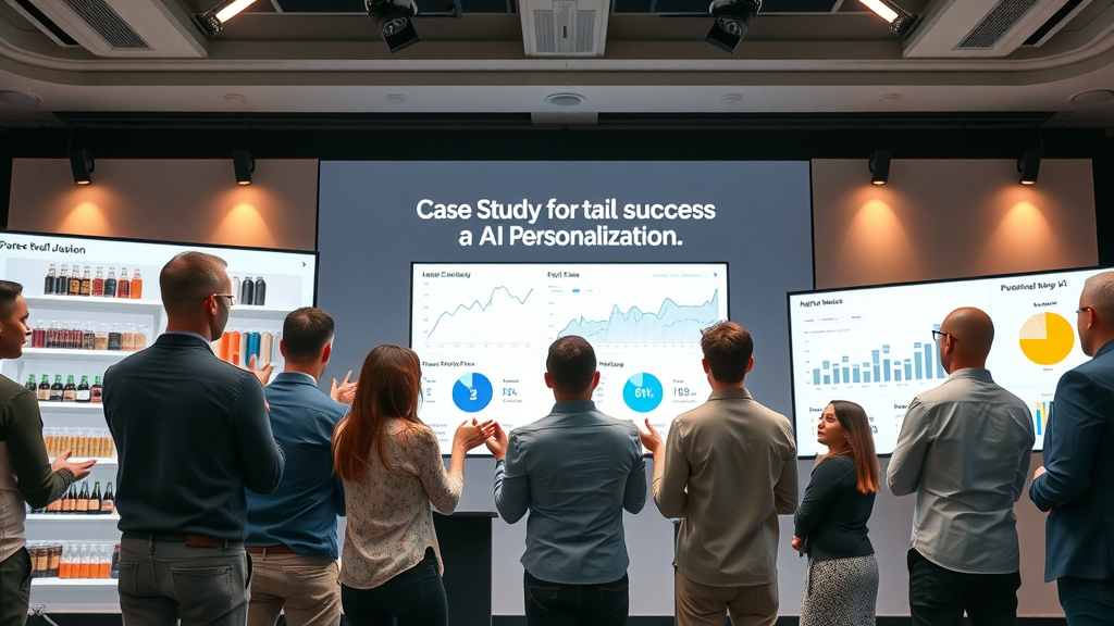 Innovative Retail Brand Sharing AI Personalization Success Story on Stage