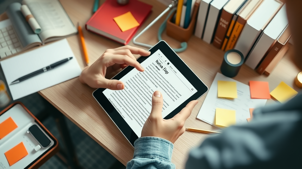 blogger optimizing blog post title tags, meta descriptions, and alt text for page SEO