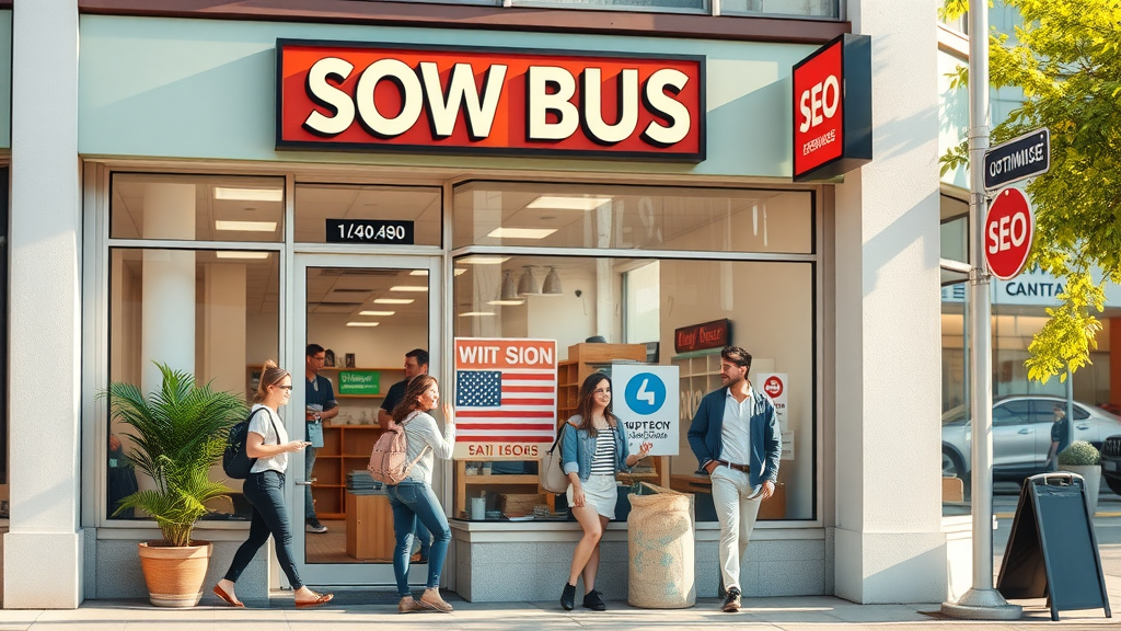 Houston small business storefront using local seo strategies powered by ai marketing Houston