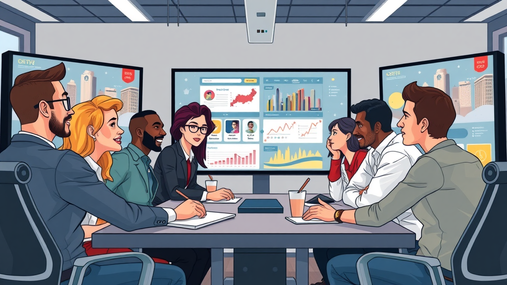 marketers using AI tools for creative social media strategy in Houston agency boardroom