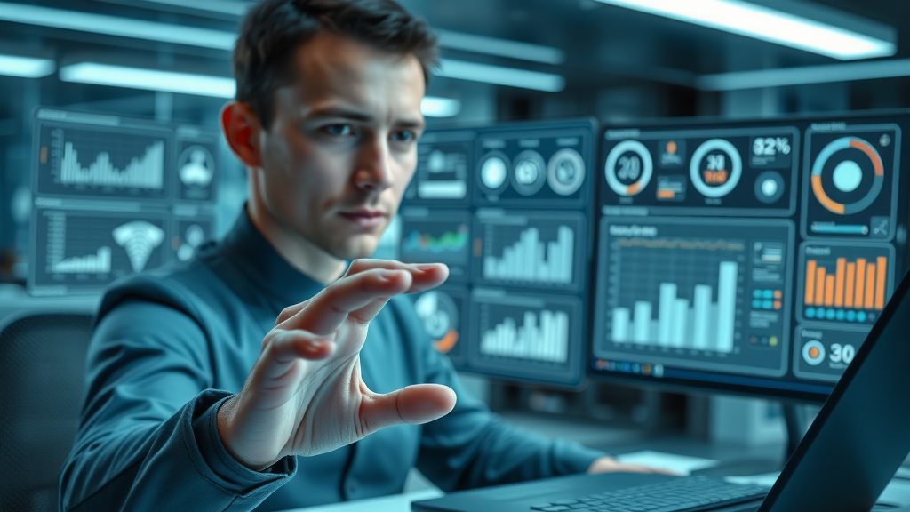 Digital interface with top AI content customization tools and dashboards